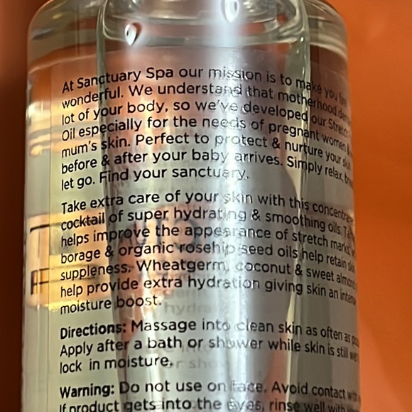 Sanctuary Spa mum to be Stretch mark oil 75ml NEW - Picture 4 of 5